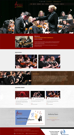 Personalized web platform for group music performers in Doha Qatar
