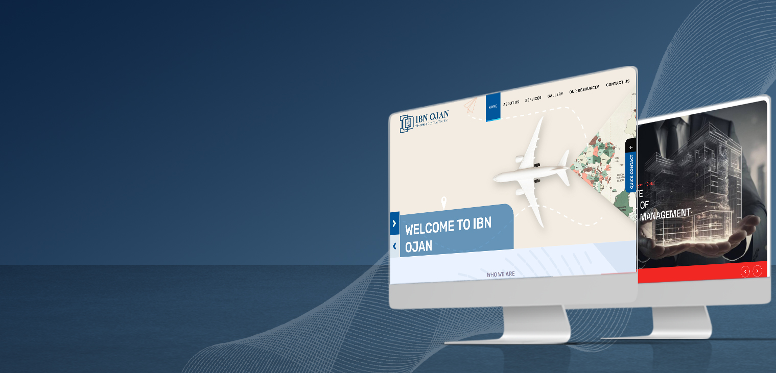 Professional and creative homepage design by Qatar’s leading web design company